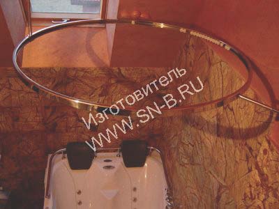 Карниз душевой шторки